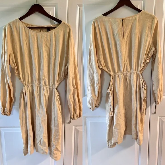 Women's Balloon Long Sleeve Mini A-Line Dress - Universal Thread™ - Picture 3 of 6